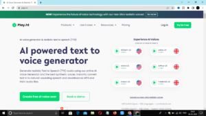 Text To Voice Generator AI Tool